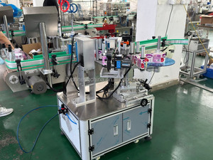 เครื่องติดฉลากขวดแก้ว PLC สำหรับขวดกลม กระป๋อง ถัง แบบติดฉลากด้านเดียว สายการผลิตที่มีความแม่นยำสูง กำลังลดราคา - Product Image 6