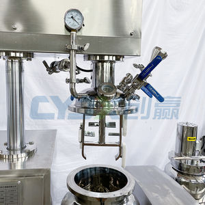 Misturador Emulsificador a Vácuo de 5L e 10L em Promoção, Tanque de Mistura para Cosméticos, Equipamento de Produção de Cosméticos em Aço Inoxidável - Product Image 5