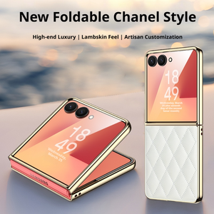 เคสโทรศัพท์ Lingge Xiaoxiangfeng เหมาะสำหรับ Samsung Z Flip7 เคสกันกระแทกแบบบางพิเศษรุ่นใหม่ Z Flip7 ระดับไฮเอนด์สุดหรู - Product Image 1