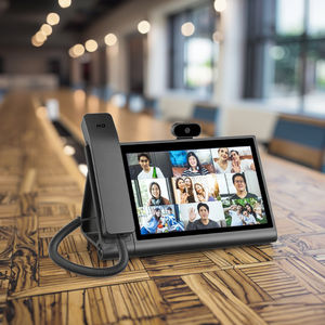 Téléphone IP Android 12 avec vidéo HD, voix HF, Ethernet Gigabit, port PoE, terminal de vidéoconférence VoIP, écran LCD IPS 10,1 pouces, téléphone SIP - Product Image 1