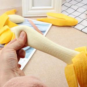 Juguetes de silicona personalizados con forma de plátano para niños de 5 a 7 años, novedades blandas de rebote lento para aliviar el estrés, regalos divertidos - Product Image 4