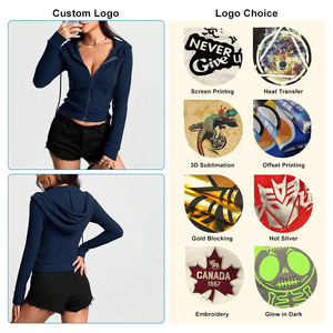 Sudadera con Capucha de Invierno de Alta Calidad para Mujer, Estilo Urbano, Color y Estilo Personalizables, con Capucha y Agujeros - Product Image 2