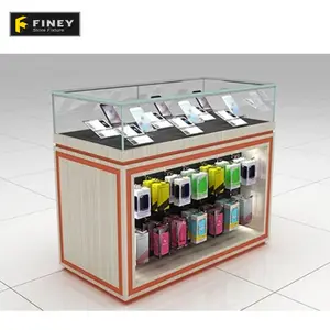 Mobile Counter Display Showcase Phone Store Decoration Design Cell Phone Repair Counter Design Display