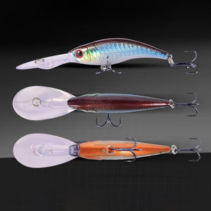 Labio grande Cuerpo mediano Hundimiento Río Lago Minnow Salmón Pescado Señuelo duro - Product Image 6