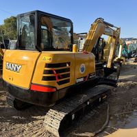 Bersertifikasi CE, Excavator Crawler Baru 6 Ton Untuk Mesin Dengan Tenaga Kuat, Harga Terjangkau, Backhoe Sany60c6ton Kualitas Unggul