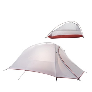 Extérieur 1-2 personnes quatre saisons une chambre Trigone/V-type sol clou UV imperméable Polyester famille léger Camping tente - Product Image 1