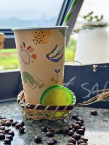 Gobelet en papier à café bon marché biodégradable jetable de sortie d'usine - Product Image 4