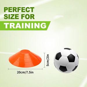 Cône d'entraînement <span class=keywords><strong>de</strong></span> <span class=keywords><strong>football</strong></span>, barrière d'obstacles, cône <span class=keywords><strong>de</strong></span> signalisation, équipement d'entraînement scolaire - Product Image 3