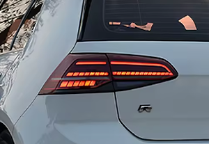 ไฟท้ายรถยนต์แบบ Full LED สำหรับ <span class=keywords><strong>Volkswagen</strong></span> VW Golf 7/7.5 ปี 2014-2020 พร้อมเอฟเฟกต์เปิด-ปิดแบบเคลื่อนไหว ไฟเลี้ยวแบบ Sequential รุ่น TSI TDI - Product Image 2