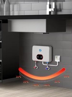 Chauffe-eau électrique instantané pour robinet de cuisine, petit chauffe-eau électrique pour cuisine domestique à chauffage instantané