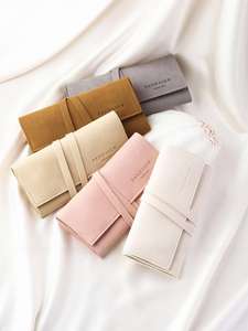 Manufacturer Well Made Ollapsible <b>Jewelry</b> Roll Customized Logo Simple <b>Jewelry</b> Volume for Travel - Product Image 3