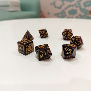 Đá quý xúc xắc Chất lượng cao K9 phong cách mới tùy chỉnh <span class=keywords><strong>DND</strong></span> đá quý tự nhiên thạch anh tím trò chơi xúc xắc, handmade khắc đá xúc xắc cho <span class=keywords><strong>DND</strong></span> RPG - Product Image 5