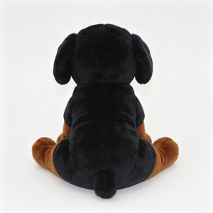 Peluche de Rottweiler personalizado, peluche de perro Rottweiler, peluche de perro negro y marrón, peluche de perro realista, animal de peluche Rottweiler - Product Image 2