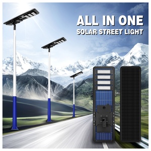 Lampadaires solaires tout-en-un avec boîtier de batterie mobile et panneau solaire monocristallin bifacial - Product Image 6