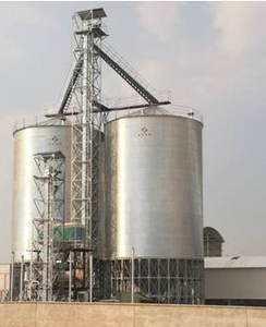 <span class=keywords><strong>Silo</strong></span> à céréales en acier galvanisé de 50T-5000T pour les fermes et les usines d'alimentation en Afrique |   Ensemble de vis pour trémie à fond plat - Product Image 2