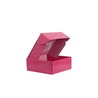 Boîte d'expédition en carton ondulé réutilisable de luxe avec intérieur vert menthe pour l'expédition de produits de soin haut de gamme et l'emballage cadeau personnalisé