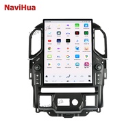 NaviHua - Unidad Principal Estéreo para Automóvil con Pantalla Vertical Estilo Tesla, Android 13, Carplay, Nueva para GMC Sierra Chevrolet Silverado 2019 2020 2021