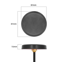 Antenne Combo 4-en-1 pour Véhicule MDVR 4G LTE GPS WiFi 12DBI Verticale MIMO IP67 Connecteur Fileté Gestion de Flotte OEM Personnalisé