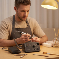 Vente en gros - Machine à ongles électrique en plastique JD4500 DC12V 35W 30000RPM avec prise US/EU, populaire pour le ponçage des ongles