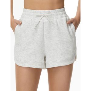 Shorts de sport pour femmes FOXA avec cordon de serrage, doux et confortables, style delfin, pour l'entraînement, la course et la détente, avec poches - Product Image 2