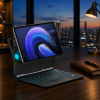 Nouveau clavier mécanique magnétique sans fil avec pavé tactile, ultra-fin, rétroéclairé 7 couleurs, pour Pad 6/6 Pro 11 pouces