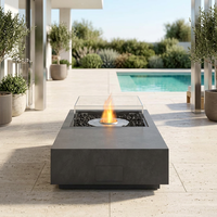 Brasero en acier Corten pour extérieur, patio, jardin, foyer en métal