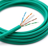Câble Ethernet Cat6a U/UTP intérieur haute vitesse CMX CMR CMP 1000FT 305 mètres avec gaine en PVC 23AWG pour utilisation en réseau électrique