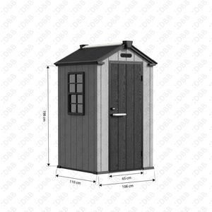 <span class=keywords><strong>Abri</strong></span> de <span class=keywords><strong>jardin</strong></span> compact et fin en composite vinyle de 1,2 m (4 pieds) pour rangement, étanche, facile à assembler, écologique, pour outils extérieurs - Vente en gros - Product Image 5