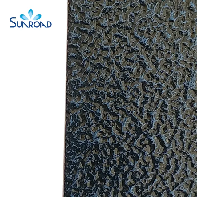 Sunroad prezzo di fabbrica poliestere rivestimento in polvere di metallo rughe texture superficiale pigmento in polvere metallizzato per vernice