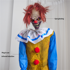 Decoración Animada <span class=keywords><strong>de</strong></span> <span class=keywords><strong>Payaso</strong></span> Eléctrico Grande con Inducción para Halloween, Casa Embrujada y Parque <span class=keywords><strong>de</strong></span> Atracciones - Product Image 6