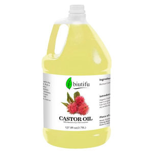 Olio di Ricino 100% Naturale Puro Biologico Spremuto a Freddo di Alta Qualità Olio Vettore per Crescita dei Capelli e Cura della Pelle 1kg all'Ingrosso - Product Image 1