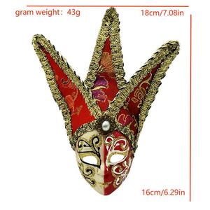 Youlun accetta nuovo modello creativo personalizzato in PVC di plastica per feste di Natale festa di Halloween per il viso maschera per gli uomini e le donne - Product Image 6