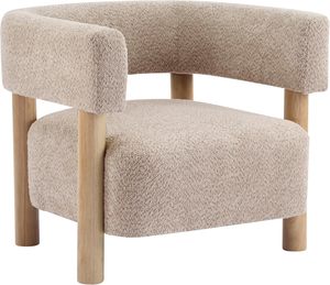 Fauteuil d'appoint <span class=keywords><strong>Christopher</strong></span> Knight Home Carly à dossier bas, avec coussin en tissu bouclé, confortable pour la lecture dans le salon - Product Image 4
