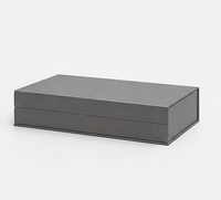Boîte d'emballage rigide en carton ondulé de luxe sur mesure, fermeture magnétique, insert personnalisé pour bijoux, parfums, cosmétiques, cadeaux haut de gamme