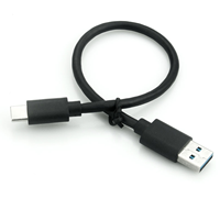 Câble de charge rapide USB 3.1 vers Type-C, transfert de données 5 Gbps, compatible ordinateur, en plastique