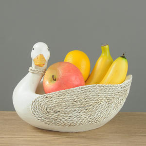 Pot de rangement en résine de style européen créatif en forme de canard, design <span class=keywords><strong>animal</strong></span> mignon, qualité supérieure, directement de l'usine, pour salon, Pâques - Product Image 1