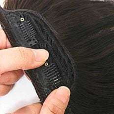 Extension per capelli Premium da donna bicolore marrone parte della bacchetta - Product Image 1