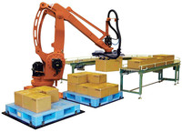 Nouvelle machine automatique de superposition de briques avec PLC et moteur pour l'emballage des cartons