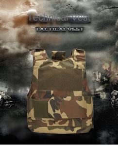 سترة تكتيكية سريعة الفك بنظام MOLLE، مصنوعة من البوليستر الخفيف مع حزام مبطن للرياضات الخارجية - Product Image 3