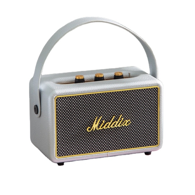 Factory Retro Portable BT Speaker with Subwoofer for Home Outdoor Car Use High Bass Wireless Audio Player Multi Scene