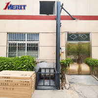 Lift Kargo Hidrolik Elektrik Industri Kapasitas 1 Ton Sesuai Pesanan