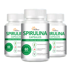 Emballage personnalisé Capsules de <span class=keywords><strong>spiruline</strong></span> pure naturelle Superaliment pour le soutien de la digestion et le renforcement immunitaire - Product Image 5