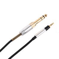 Connecteur audio mâle en laiton chromé mat plaqué or, vente en gros d'usine