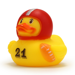 Patitos de Goma Deportivos Miniatura al por Mayor para Logotipos Personalizados, Juguetes para Bañera, Patitos de Goma de <span class=keywords><strong>Rugby</strong></span> - Product Image 2