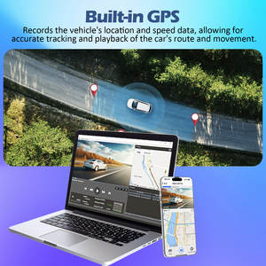 مسجل فيديو للسيارة بدقة 4K وثلاث قنوات و12 ميجابكسل مع واي فاي وGPS وزاوية عريضة 165 درجة وشاشة <span class=keywords><strong>3</strong></span>.0 بوصة ووضع الركن ونظام ADAS الأمامي ورؤية ليلية - Product Image 6