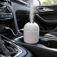 Nouvel humidificateur d'aromathérapie ultrasonique mini avec design nuage de pluie, électrique, en plastique, pour chambre à coucher, maison, hôtel, voiture