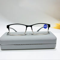Nouvelles lunettes de lecture tendance, monture noire simple en plastique PC, verres transparents anti-lumière bleue, pour hommes et femmes, toutes formes de visage