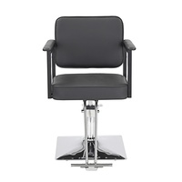 Chaise de coiffeur pivotante de haute qualité pour salon de beauté, en cuir PU, robuste, avec vérin hydraulique