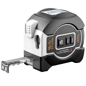 <strong>3</strong>-in-1 Laser Tape Measure 130ft/60m Digital Distance <strong>Ruler</strong> with Retractable 16ft/5m ABS Tape Direct from China Factory