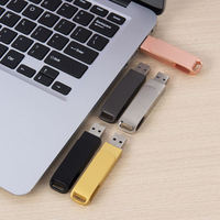 Penggunaan ganda kecepatan tinggi 128M 512G Flash Drive USB Logo kustom dapat diputar hadiah ponsel tipe-c USB 3.0 kondisi baru untuk komputer